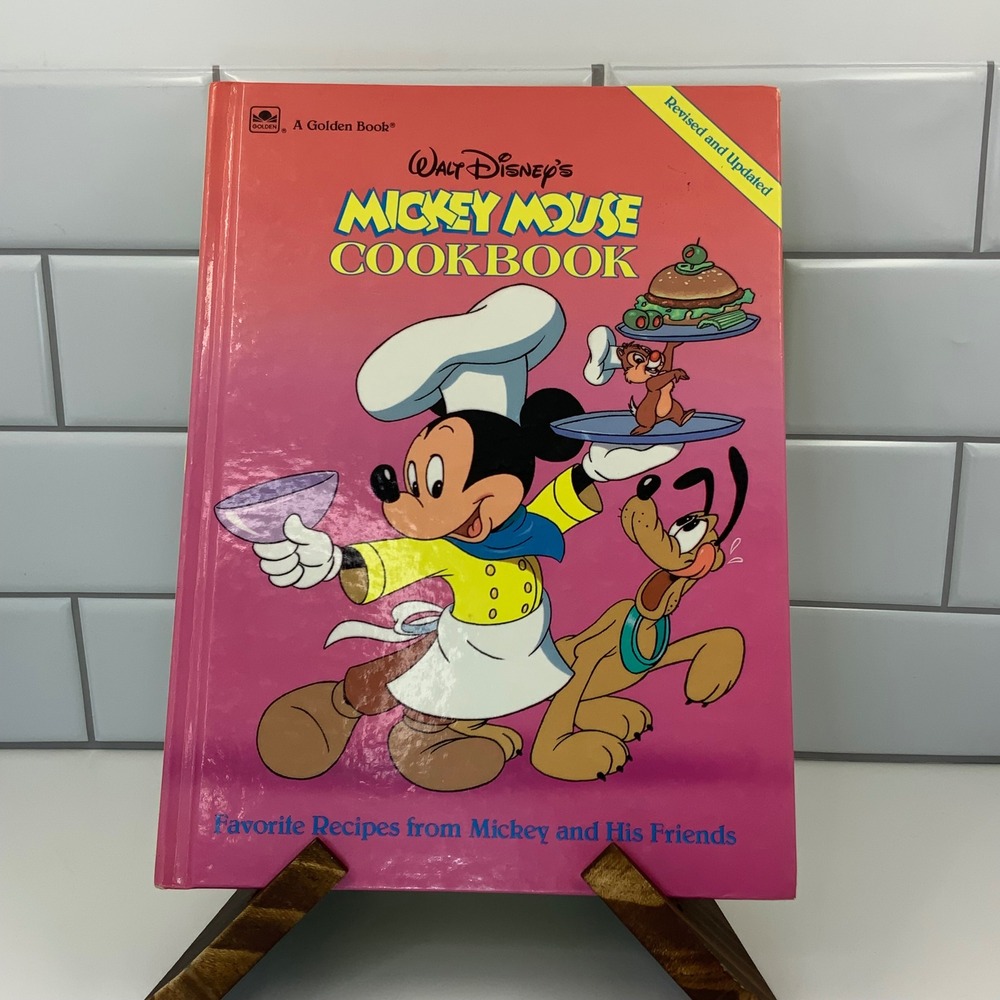 Walt Disney Mickey Mouse Cookbook A Golden Book 1990 Revised Updated 0307168123